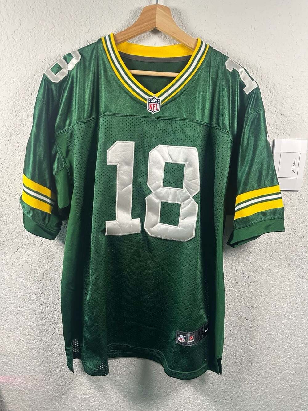 Men’s Nike Randall Cobb Green Bay Packers Jersey Size 44